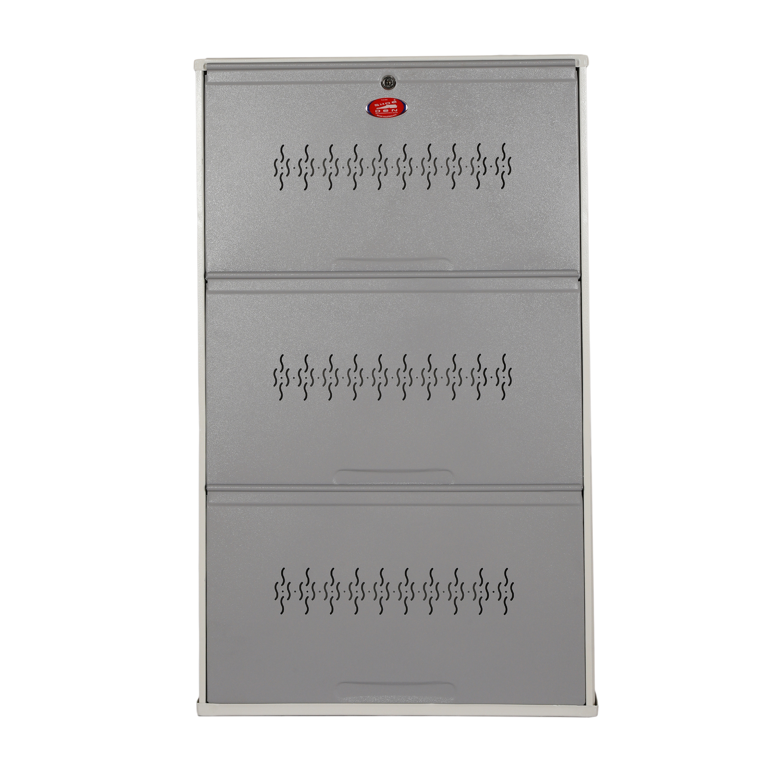 Jumbo 3 Metal Shoe Rack (Wall Mounted) – Best Quality with FREE Installation Grey White, Brown, Ivory